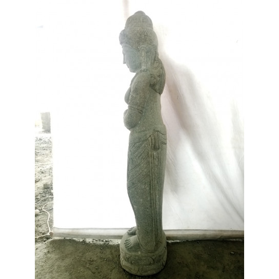 Estatua de piedra diosa Dewi con jarra de agua 1,50 m