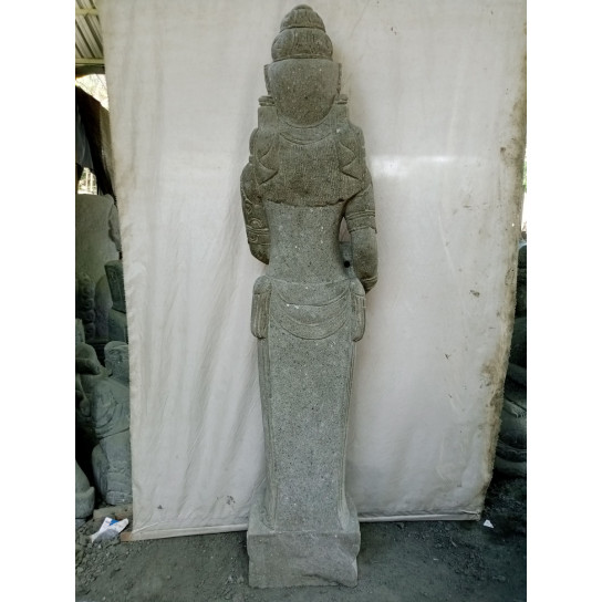 Estatua de piedra natural fuente diosa dewi de 2 m