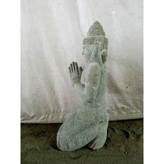 Estatua de piedra zen buddha teppanom 60 cm