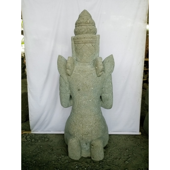 Estatua exterior de piedra natural buda teppanom 150 cm