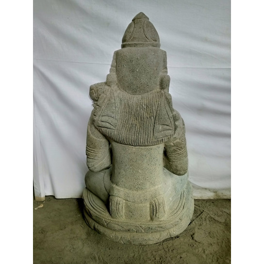 Estatua exterior zen diosa balinesa posición chakra 50 cm
