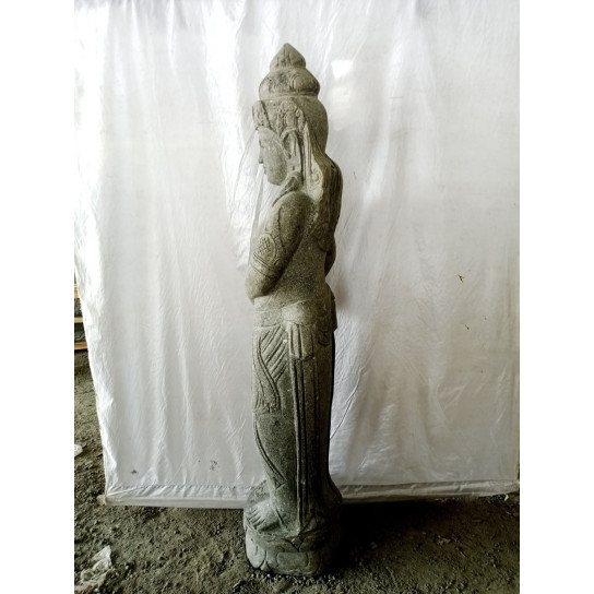 Estatua fuente diosa dewi de piedra natural 1,50 m