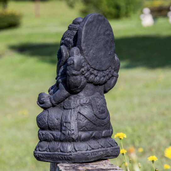 Estatua ganesh 40 cm negro