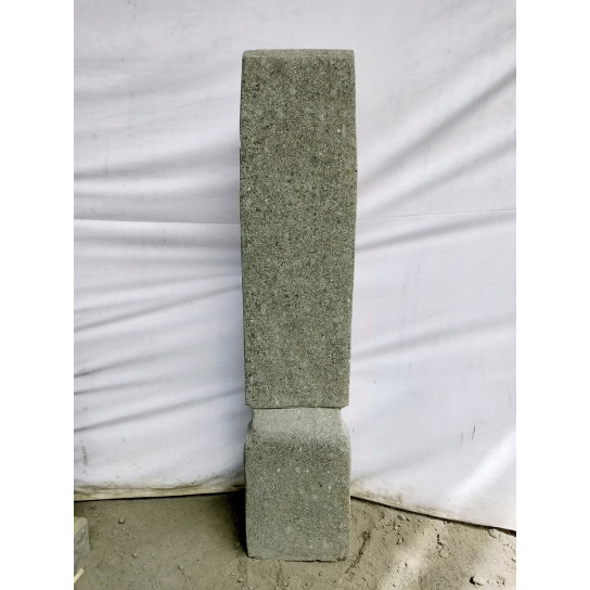 Estatua isla de pascua moái de piedra natural 100 cm