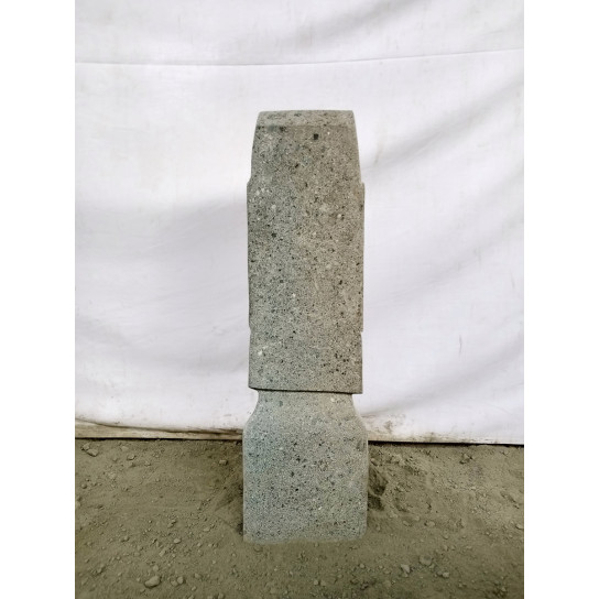 Estatua isla de pascua moái roca volcánica de 60 cm