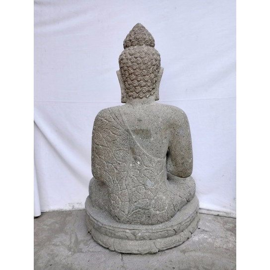Exterior zen estatua de buda sentado posición chakra 1 m