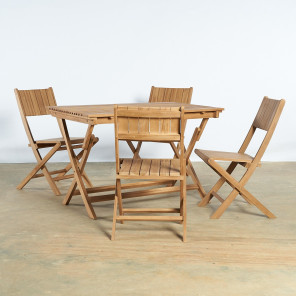 Conjunto de mesa y sillas de jardín